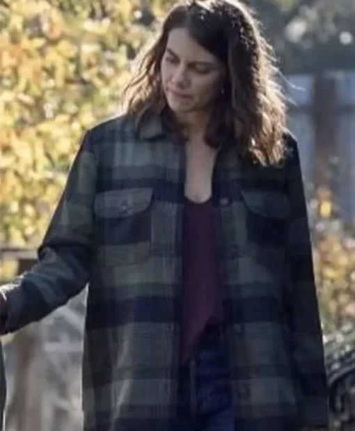 The Walking Dead S10 Lauren Cohan Flannel Plaid Jacket