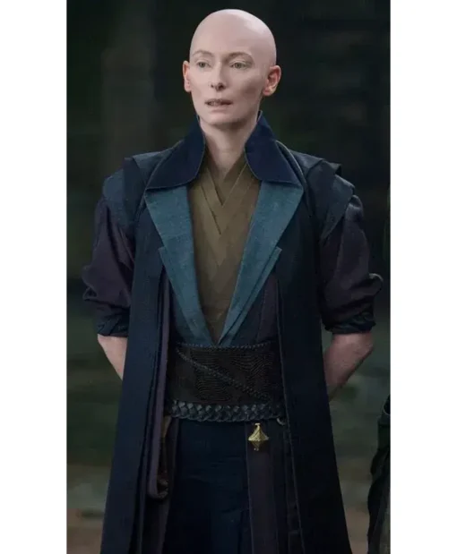 Tilda Swinton Doctor Strange Black Cotton Long Coat