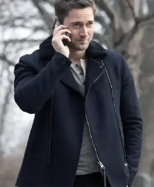 Tom Keen The Blacklist Fur Collar Black Suede Jacket