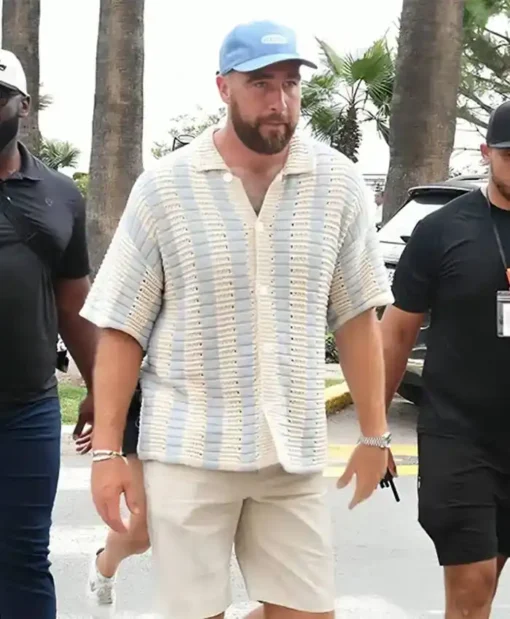 Travis Kelce 2024 Cannes Lions International Festival Crochet Shirt