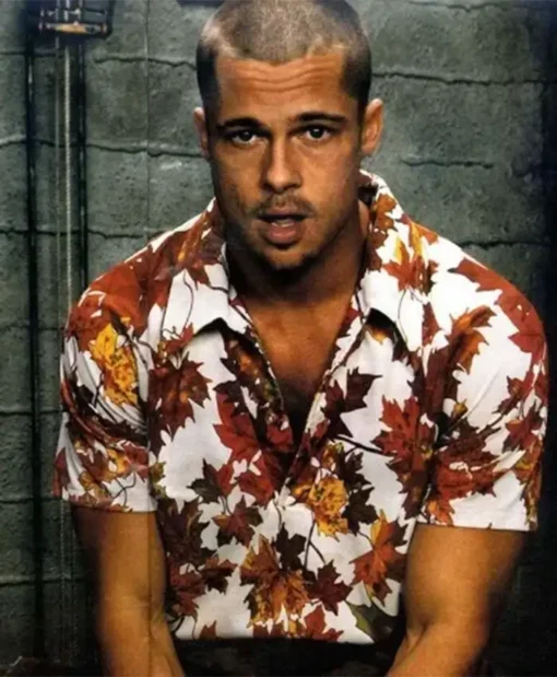 Tyler Durden Fight Club Hawaiian Maple Leaf Shirt