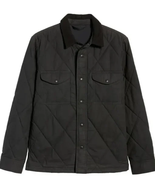 Tyler Locke and Key Black Quilted Cotton Jacket