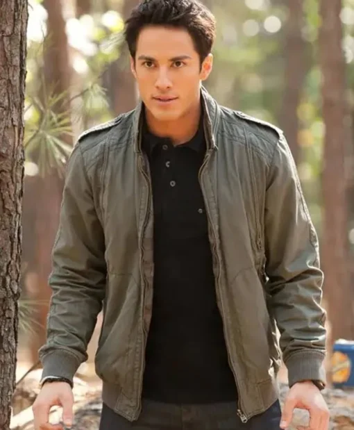 Tyler Lockwood The Vampire Diaries Cotton Bomber Jacket