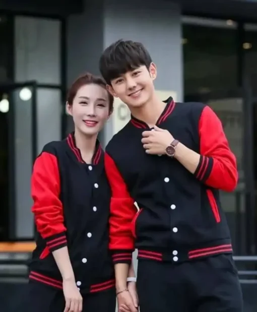 Valentines Day Couples Letterman Varsity Jacket