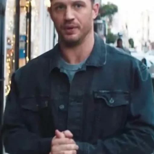 Venom Tom Hardy Black Denim Jacket