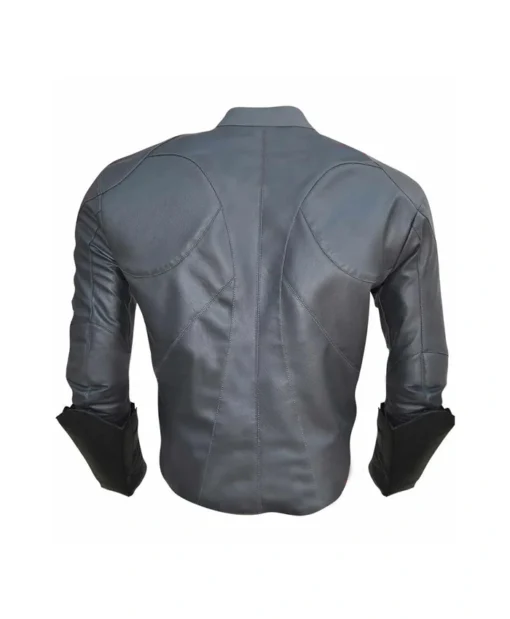 Video Game Batman Arkham Knight Grey Leather Jacket