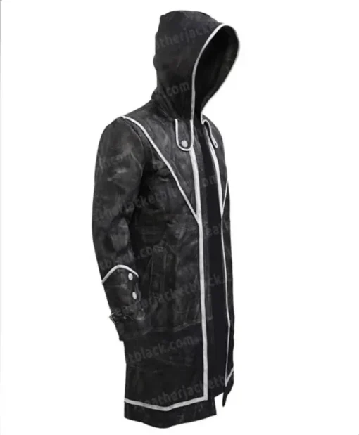 Video Game Dishonored 2 Corvo Attano Hooded Leather Coat