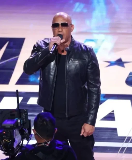 Vin Diesel 2023 NBA All Star Leather Jacket