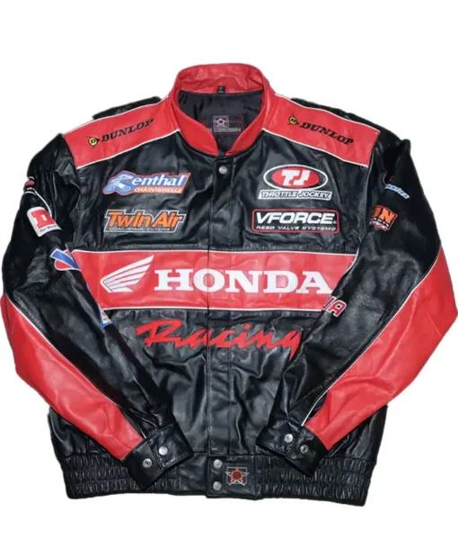 Vintage Honda Racing Leather Jacket