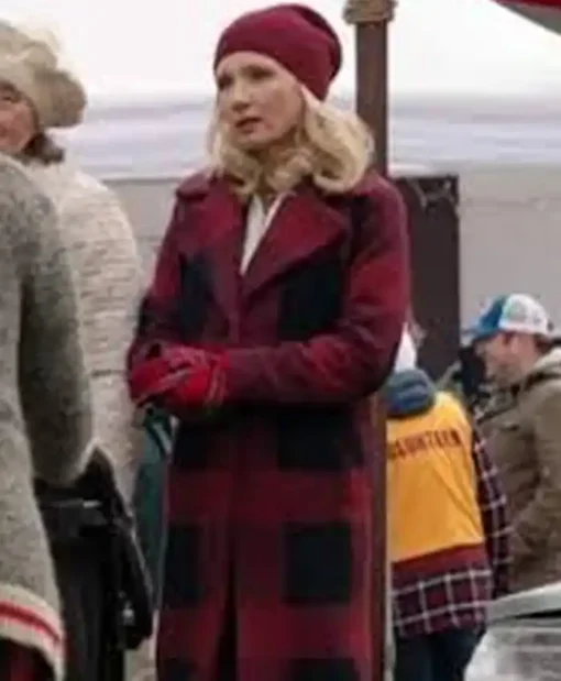 Virgin River Muriel Red Plaid Coat