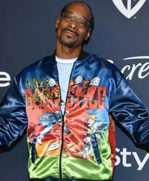 Voice Show Snoop Dogg Doggy Style Varsity Bomber Jacket