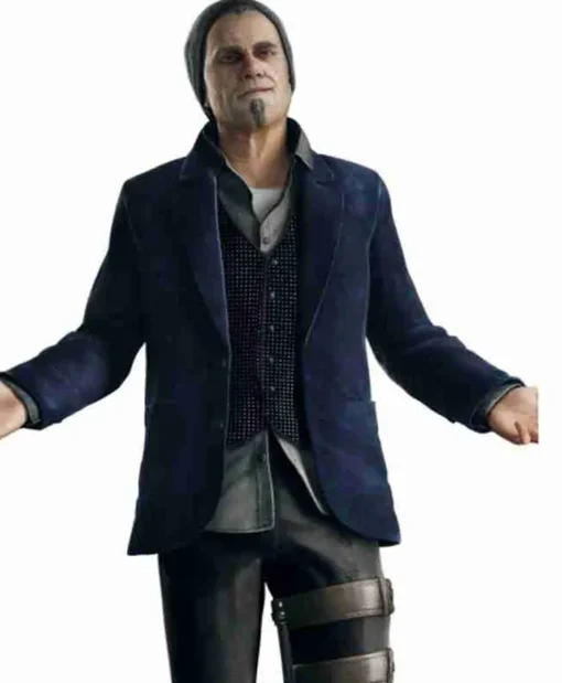 Watch Dogs 6 Damien Brenks Blue Blazer Jacket