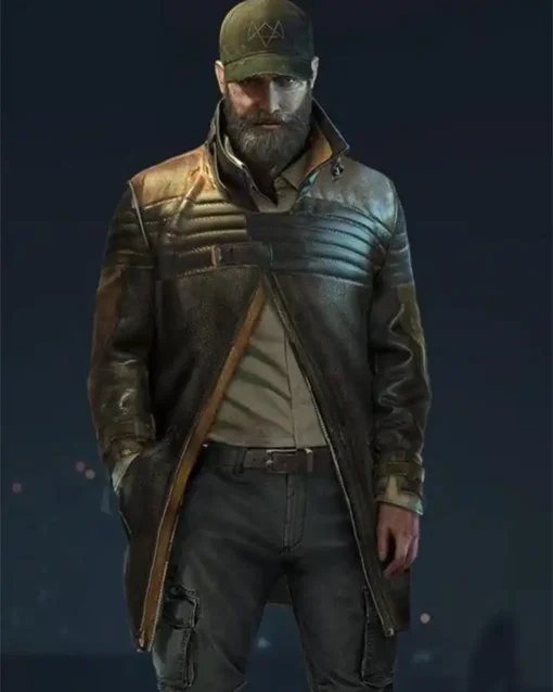 Watch Dogs Legion Aiden Pearce Long Belted Coat