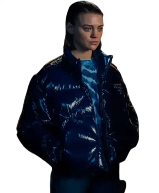 Wednesday 2022 Divina Puffer Blue Jacket