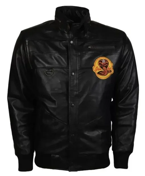 William Zabka TV Series The Karate Kid Cobra Kai PU Leather Jacket