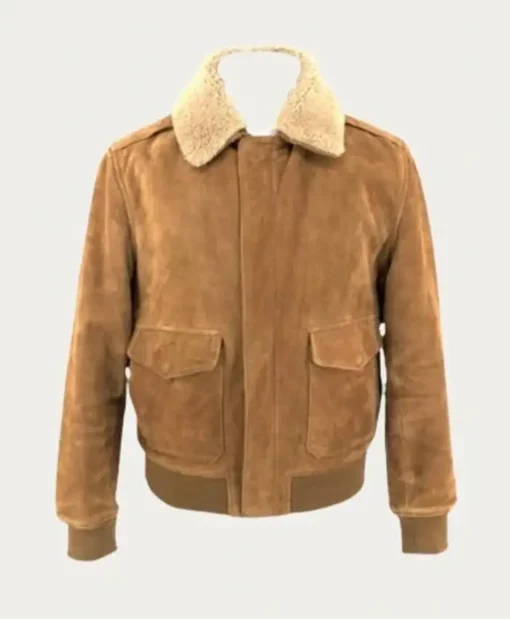 Wingwomen 2023 Adele Exarchopoulos Suede leather Jacket