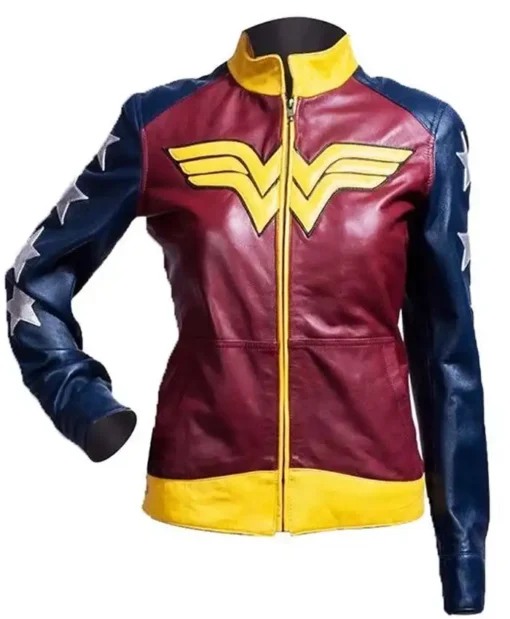 Wonder Woman Diana of Themyscira PU Leather Jacket