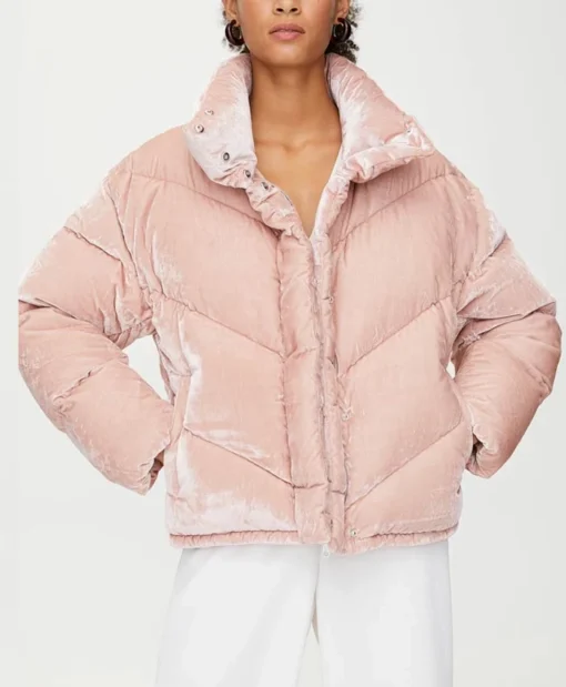 Wynonna Earp S04 Waverley Pink Puffer Jacket