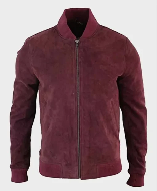 Yahya Abdul-Mateen II Black Mirror Karl Maroon Leather Jacket