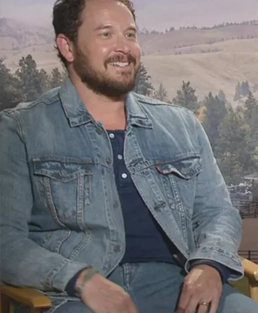 Yellowstone Cole Hauser Blue Denim Trucker Jacket