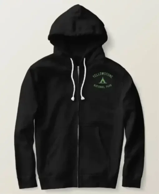 Yellowstone Zip-Up Fleece Hoodie