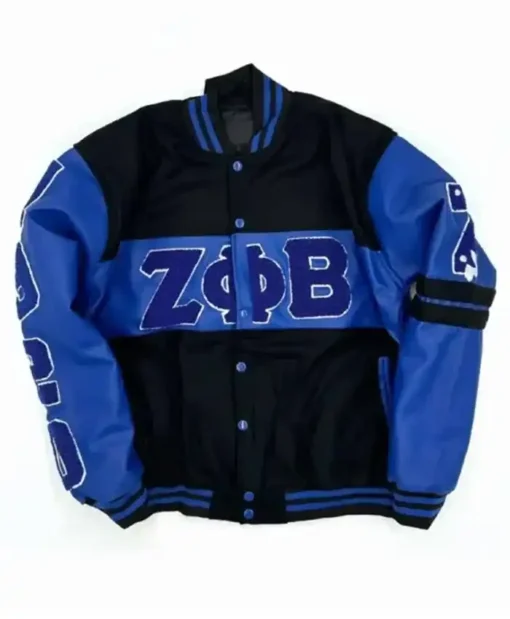 Zeta Phi Beta Ole Skool Letterman Varsity Jacket