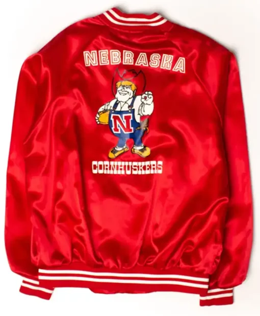 Buy 1980’s Nebraska Cornhuskers Red Letterman Varsity Jacket For Men And Women