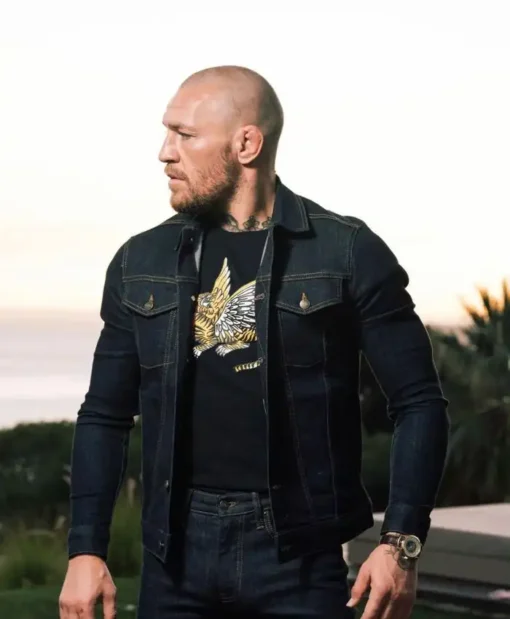 Buy Now The Notorious Conor Mc Gregor Denim Blue Jacket For Sale