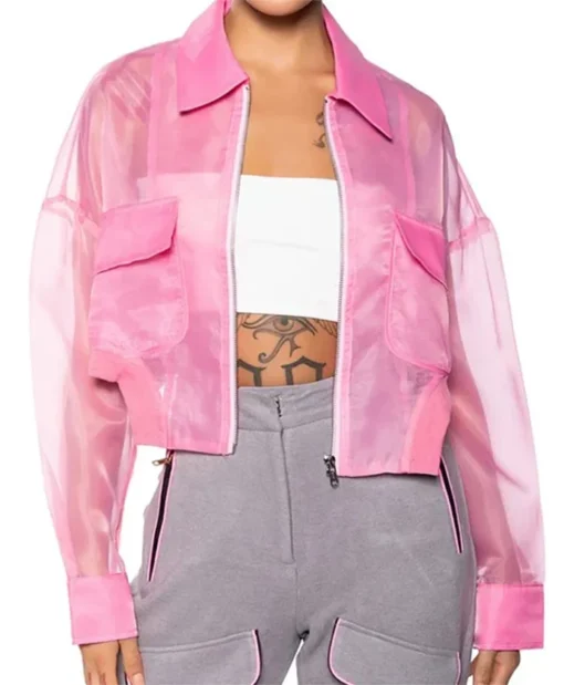 Buy The Voice Season 26 Kay Sibal Pink Mesh Jacket For Men And Women