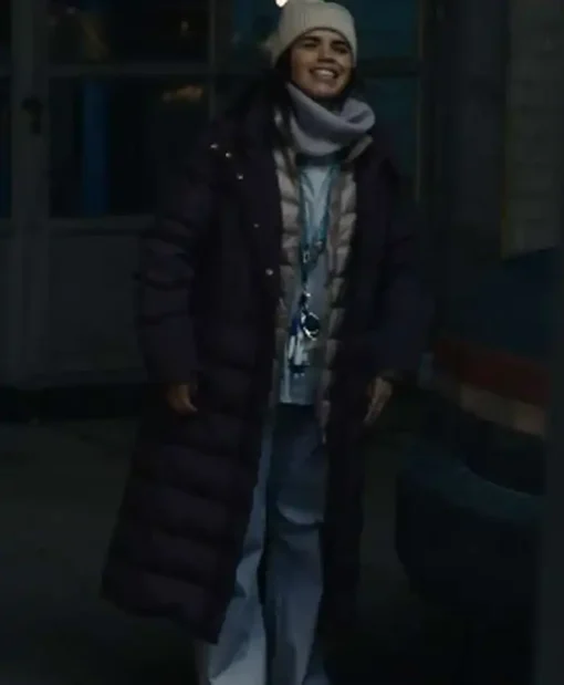 Dumb Money 2023 America Ferrera Coat