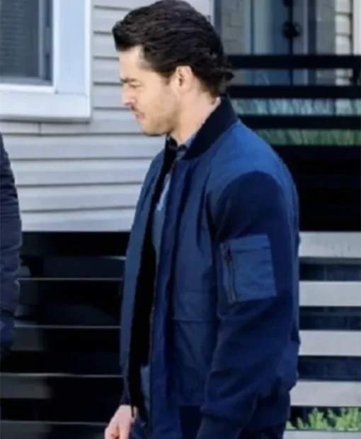 FBI Chris Petrovski Blue Bomber Jacket