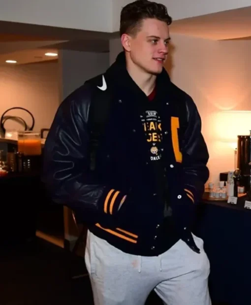 Joe Burrow Black Varsity Jacket