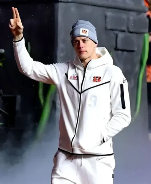 Joe Burrow Super Bowl LVI White Jacket