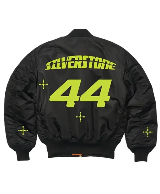 Lewis Hamilton +44 Crew Reversible Alpha Industries M-1 Silverstone Bomber Jacket For Sale