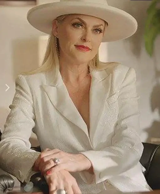 TV Series Dynasty Alexis Carrington White Blazer