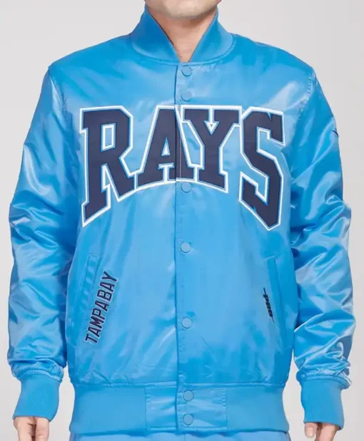 Tampa Bay Rays Crest Emblem University Varsity Jacket