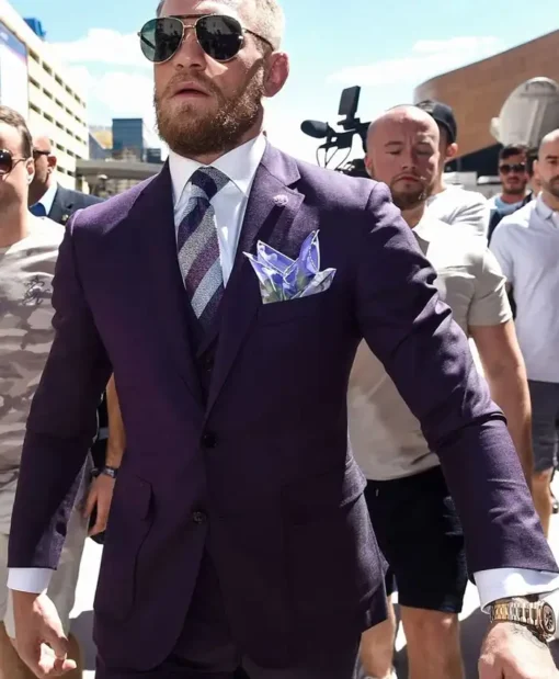 The Notorious Conor Mc Gregor Classic Purple Suit