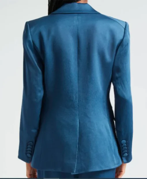 The Today Show Christine Romans Blue Blazer