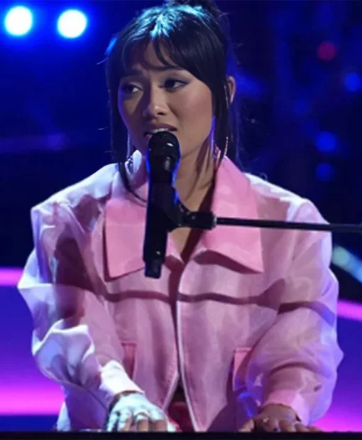 The Voice S26 Kay Sibal Pink Jacket