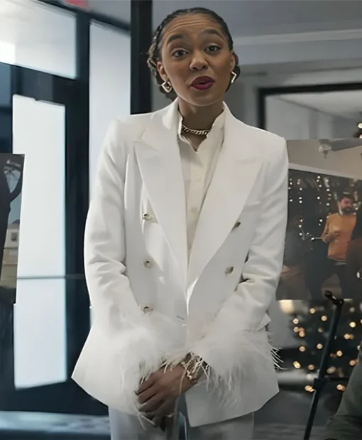 Brewster’s Millions Christmas China Anne McClain White Suit