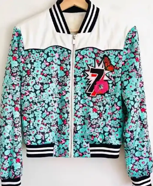 Buy Jessica Lord TV-Series Find Me in Paris Season 02 Floral Bomber Jacket For Unisex