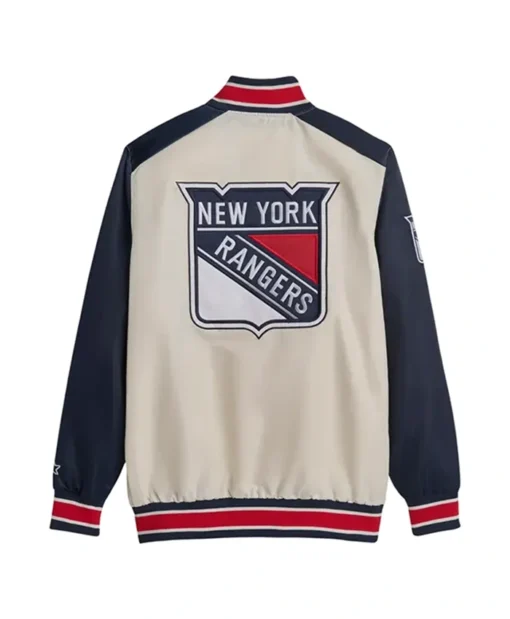 Buy New York Rangers The Renegade Letterman Varsity Jacket For Men And Women