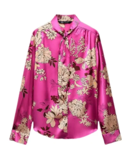 Buy Now Good Morning Britain Susanna Reid Pink Floral Shirt For Unisex