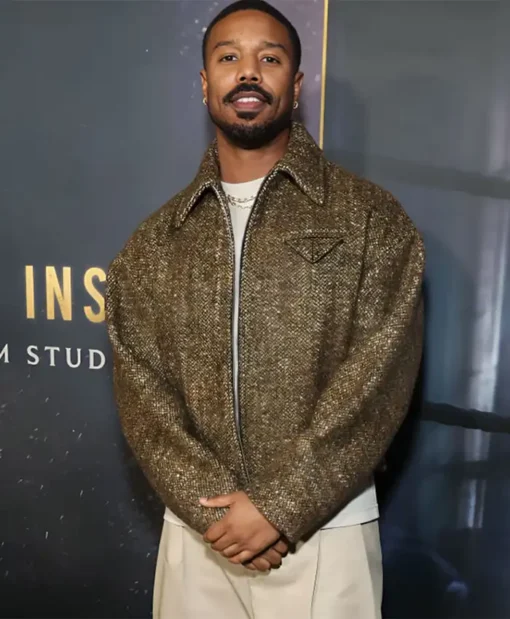 Buy The Fire Inside Premiere Michael B. Jordan Brown Jacket For Men And Women