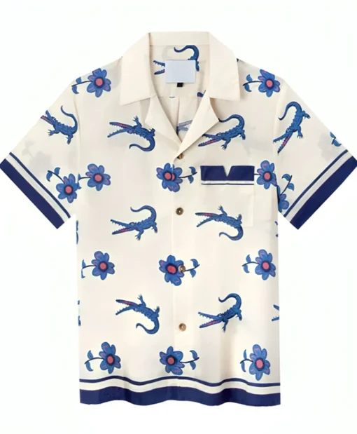 Buy The White Lotus Season 03 Lochlan Ratliff White Crocodiles Shirt For Unisex