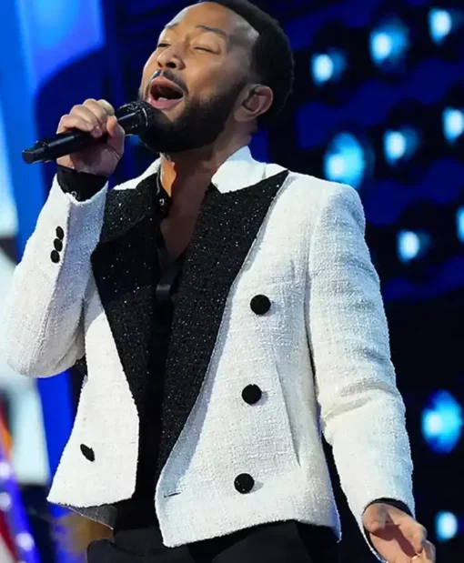 DNC 2024 John Legend White Blazer