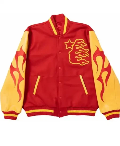 Hellstar Records Werewolf Varsity Red Jacket