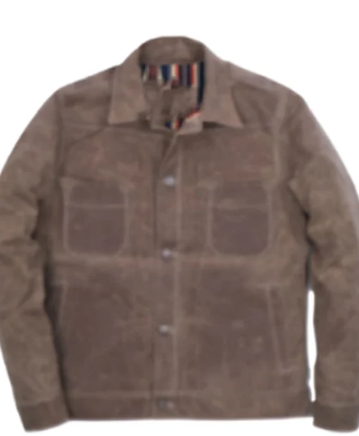 Luke Grimes TV-Series Yellowstone Season 05 Kayce Dutton Brown Cotton Waxed Jacket For Unisex