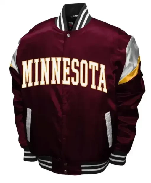 Minnesota Golden Gophers Power Maroon Varsity Jacket