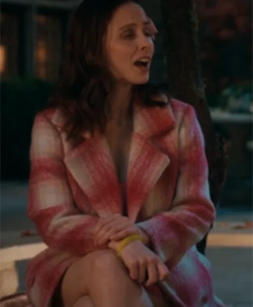 The Sex Lives of College Girls Kimberly Finkle Plaid Coat